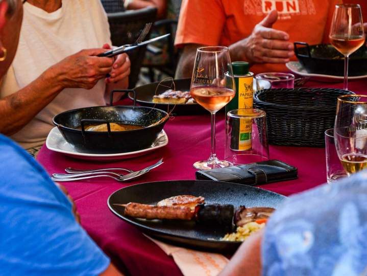 Restaurant à la braise  Collioure